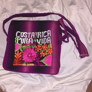 Costa rica purple cross body bag